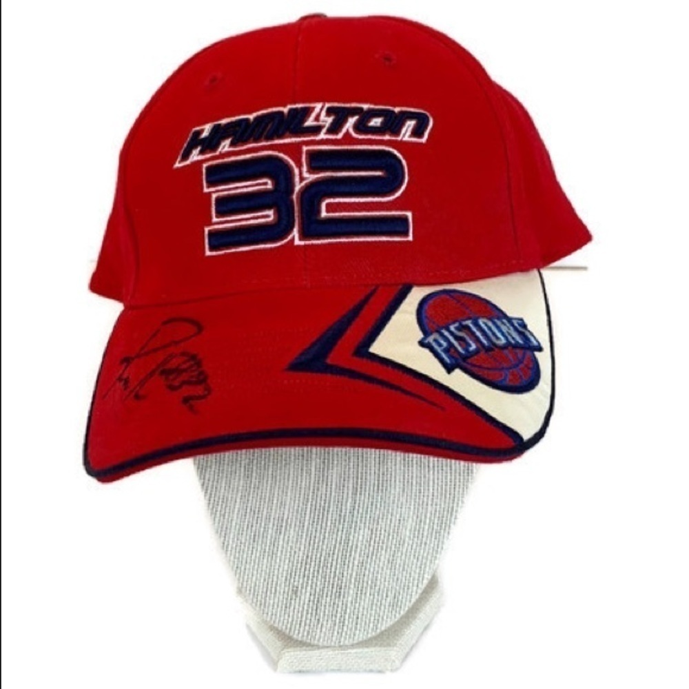 NBA Pistons Richard Rip Hamilton #32 Autographed Hat